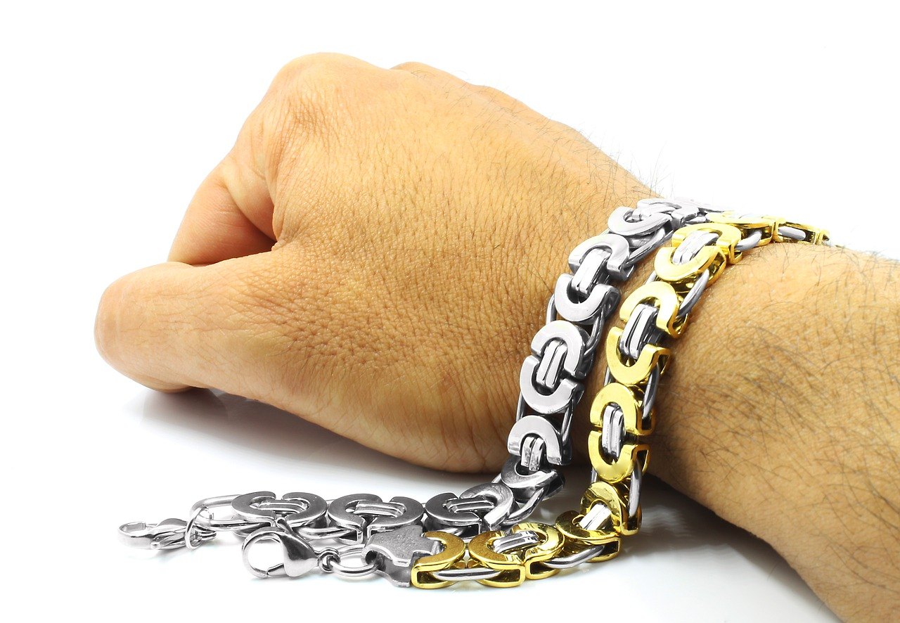 Stalen armband